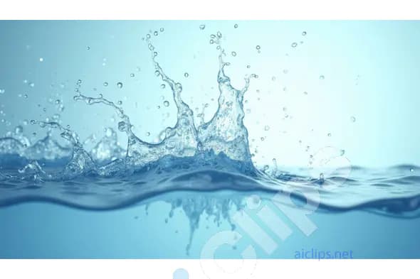 Crystal Clear Water Splash
