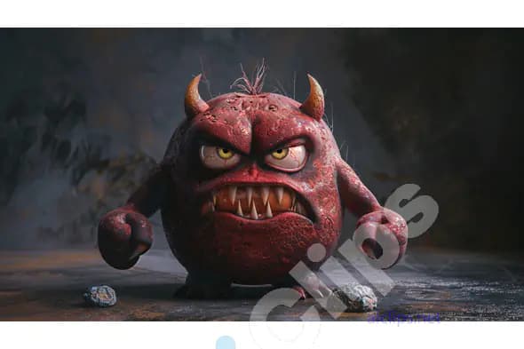 Angry Red Monster