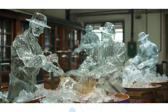 Ice Sculptures with Barrels