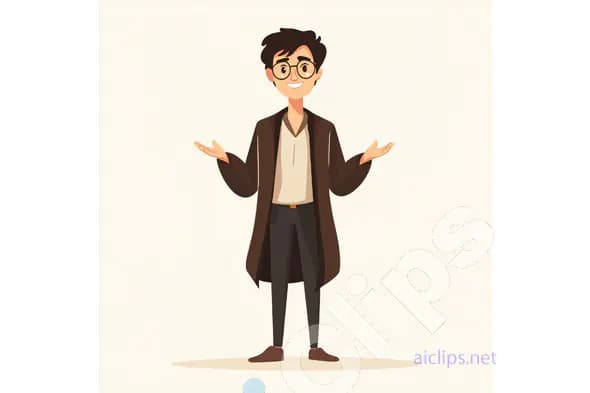 Friendly Man in Glasses