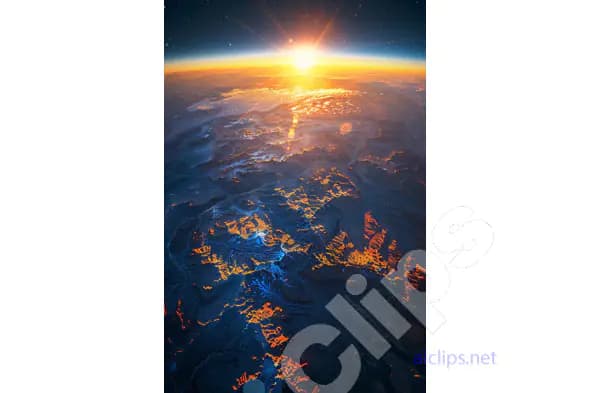 Sunrise Over Earth 1