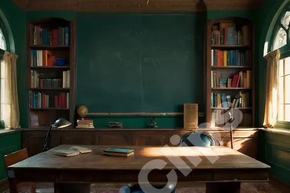 Vintage Classroom Study Room