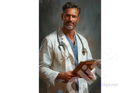 Confident Male Doctor Portrait