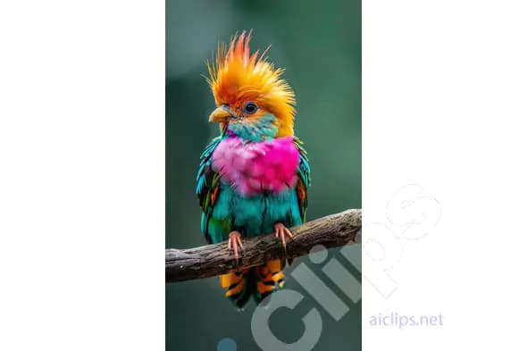 Vibrant Tropical Bird