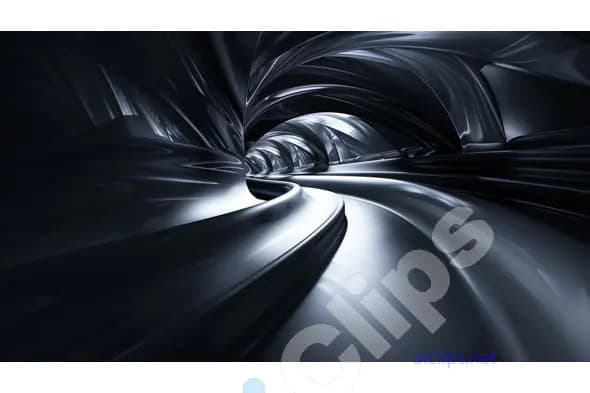 Futuristic Twisting Tunnel