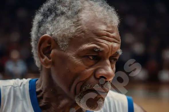Elderly Basketball Player