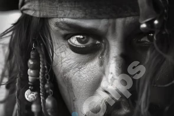 Intense Pirate Gaze
