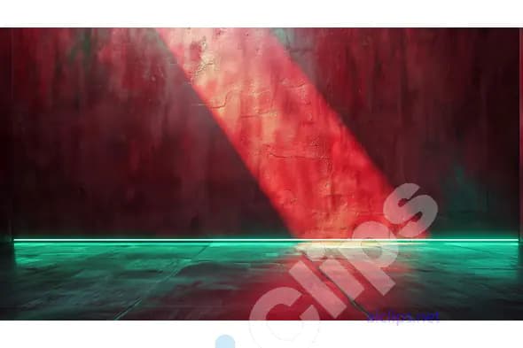 Abstract Red and Green Light