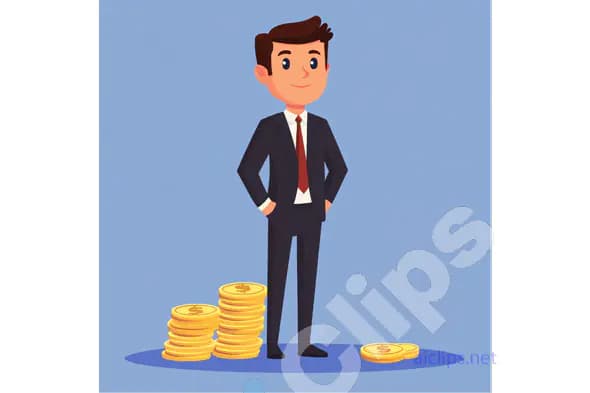 Businessman with Coins