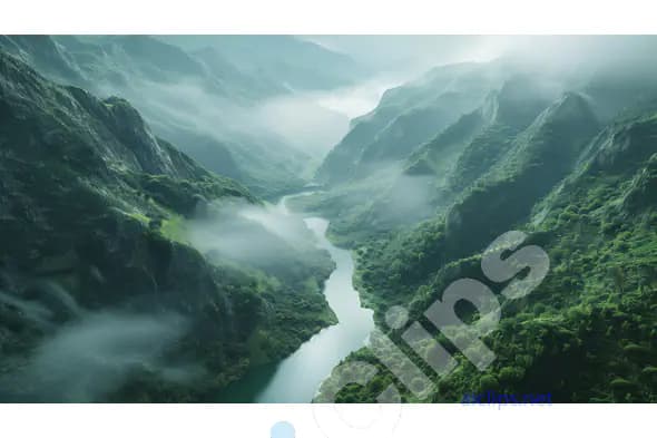 Snow-Capped Mountain Peaks 1