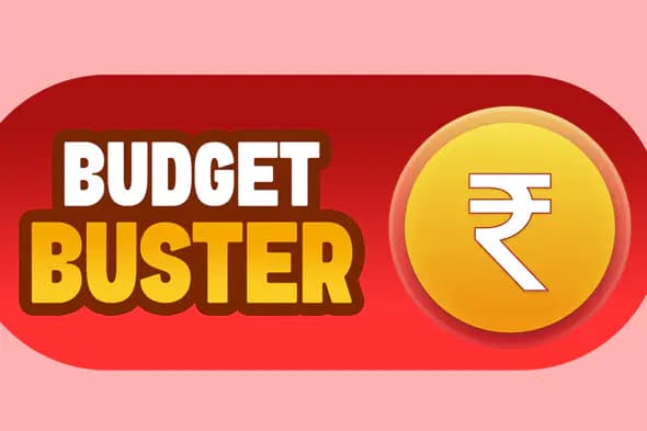 Rupee Badge Label for Indian Discount Promotions Template