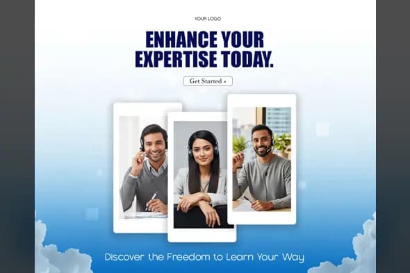 E-Learning & Corporate Training Ad Template