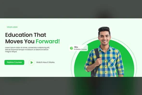 E-Learning & University Ad Template
