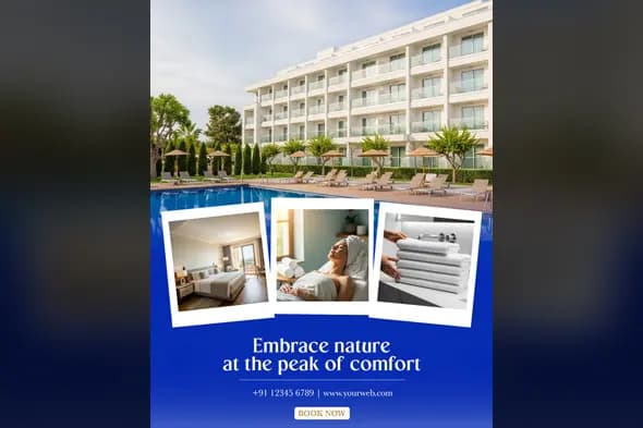Serene Resort & Spa Promotional Template