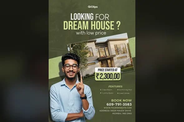 Modern Dream House Template for Real Estate Marketing