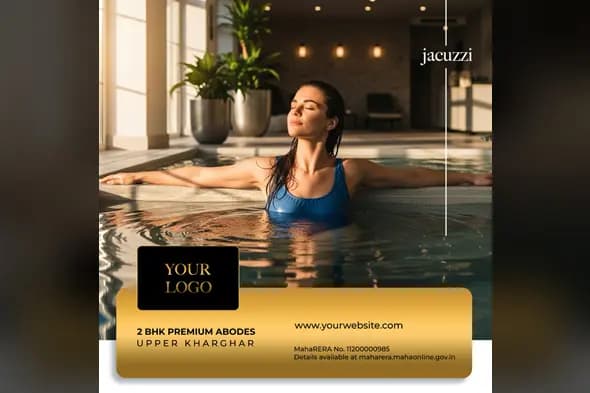 Serene Lifestyle Real Estate Ad Template