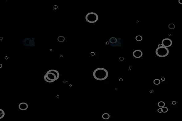 Floating Circular Particle Ring Animation