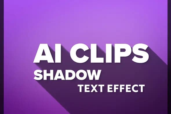 Shadow Text Effect Stylish Text Design | AIClips