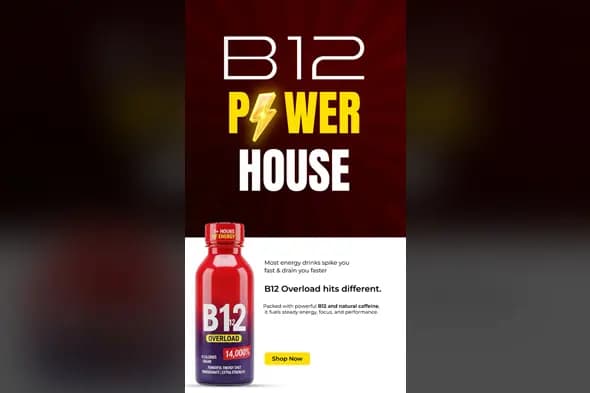 B12 Energy Drink Promotion Template