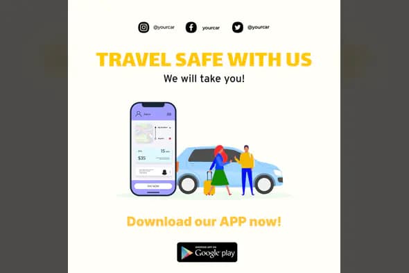 Ride-Sharing App Promotion Template