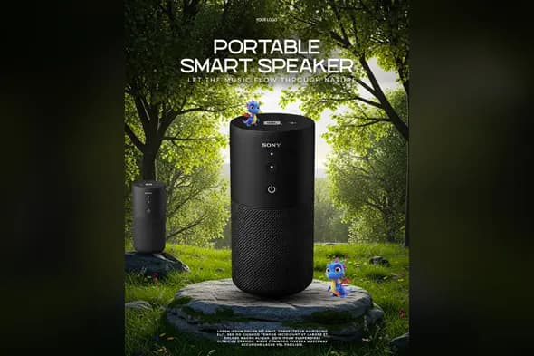 Outdoor Audio Product Advertisement Template