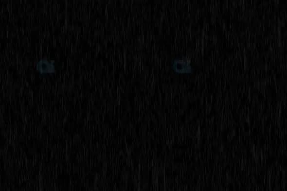 Subtle Rainfall on Dark Background - Calm Atmospheric Effect