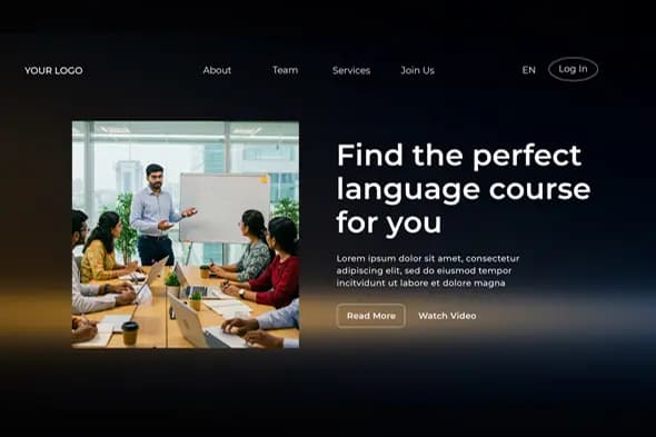 Professional E-learning Website Template