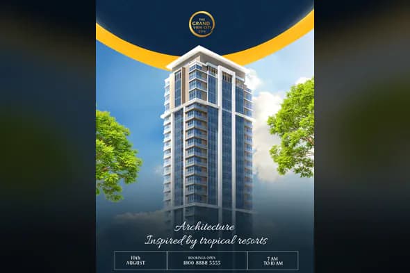 Luxury High-Rise Condominium Ad Template