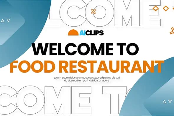 Modern Restaurant Promo Template
