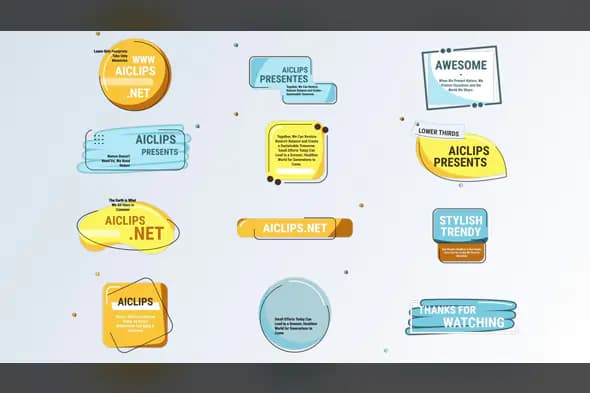 Eco Message Lower Thirds – Animated Titles for Nature-Themed Videos in After Effects