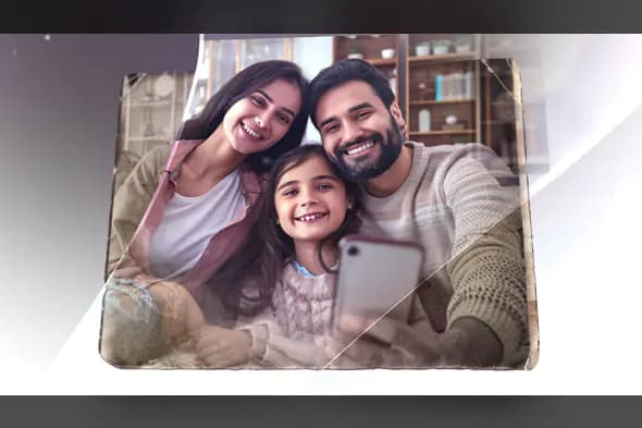 Modern Family Photo Slideshow Template | After Effects | Elegant & Emotional