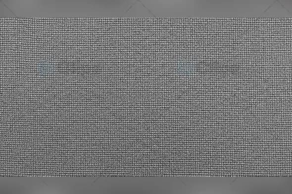 Grey Woven Fabric Texture Background