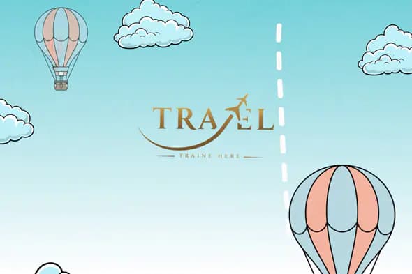 Whimsical Travel Logo Reveal