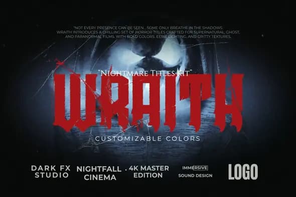 Wraith - Cinematic Horror Title Kit