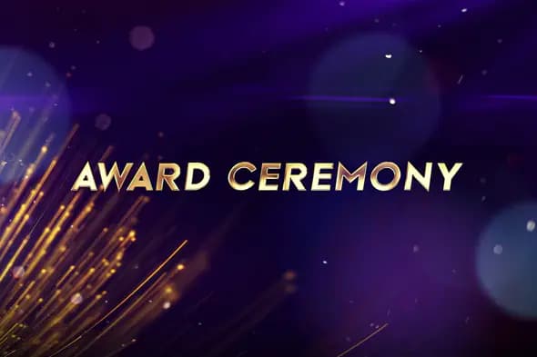 Elegant Award Ceremony Title Reveal