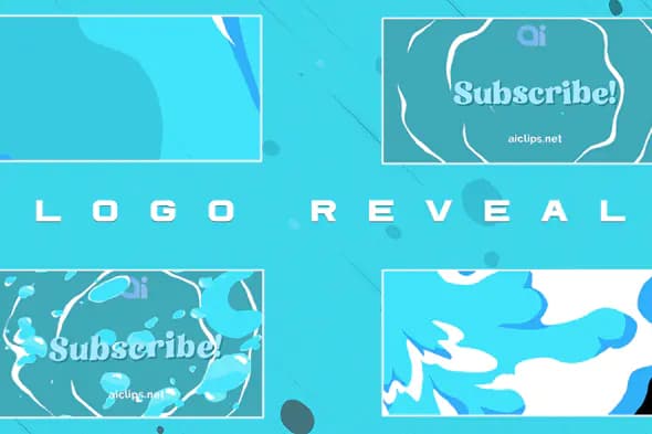 Vibrant Liquid Logo Reveal