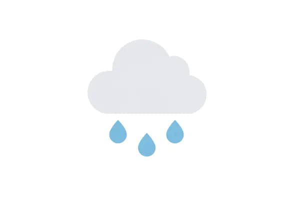 Sleek Rain Cloud Icon