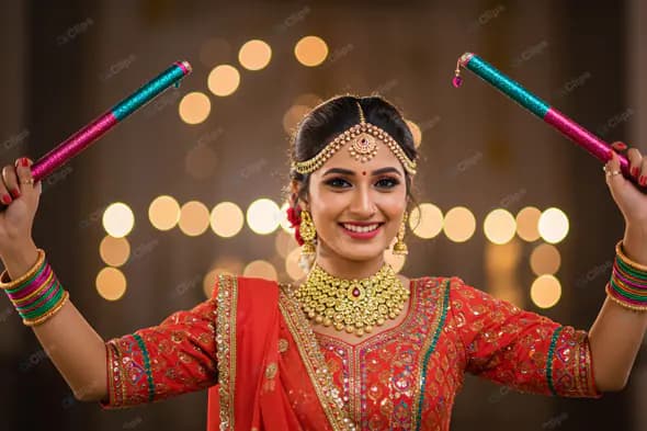 Radiant Garba Performer