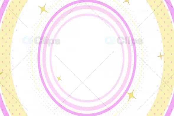 Playful Pastel Oval Frame Background