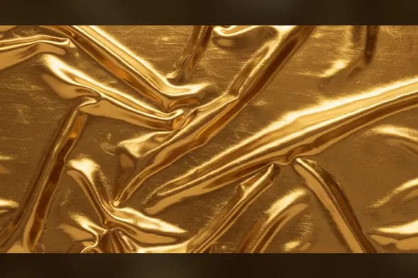 Crumpled Gold Foil Background Texture | Rich Indian Luxury Design