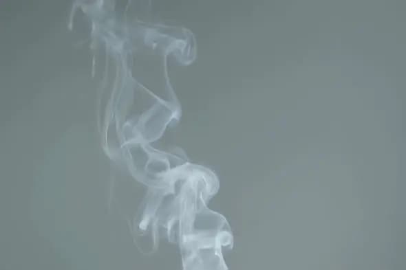 Elegant Wispy Smoke Curls Ethereal Atmospheric Backdrop