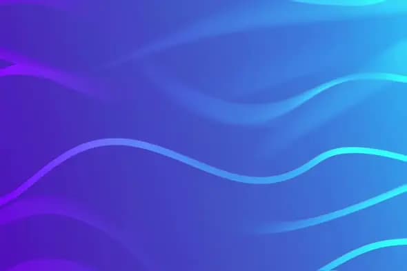 Mesmerizing Blue Purple Waves Smooth Flowing Background