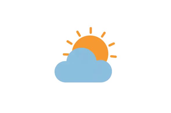 Partly Cloudy Weather Symbol