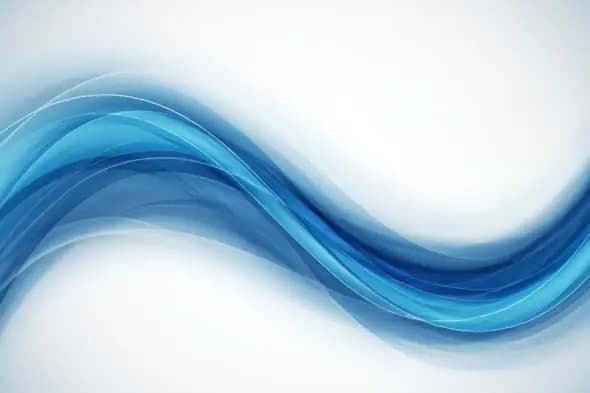 Elegant Blue Wave Motion