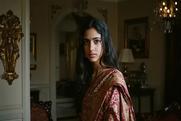 Indian woman in traditional sareee