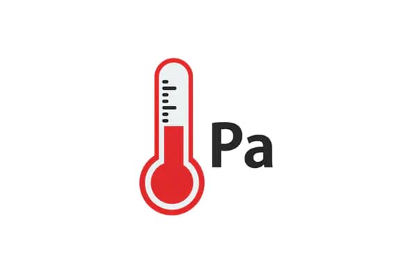Temperature Unit Icon with 'Pa' Text