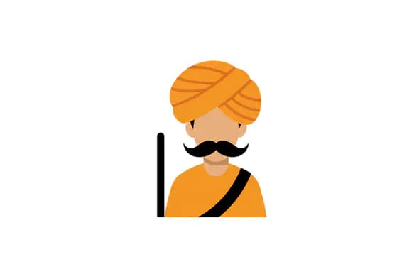 Sikh Man Icon Vector