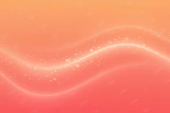 Peach Shimmer Waves