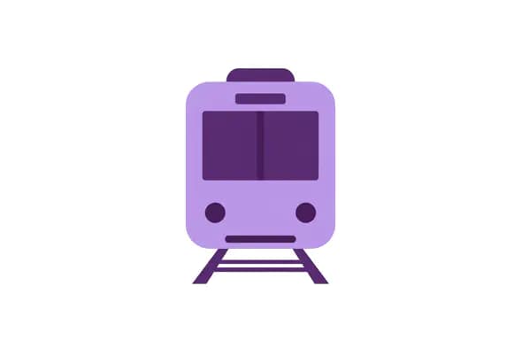 Lavender Train Icon