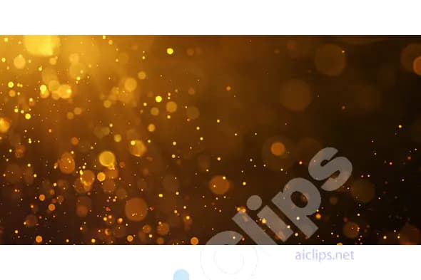Golden Bokeh Light Effect